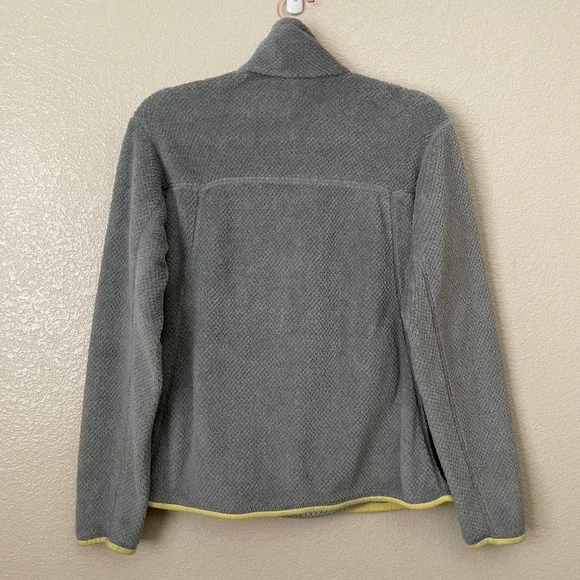 Patagonia Sweater Womens Medium Gray Retool Snap Polartec Fleece Outdoor Hiking - Picture 9 of 14